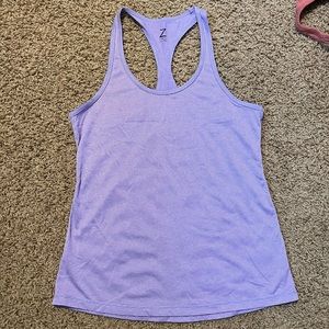Zella Purple Razorback Workout Tank